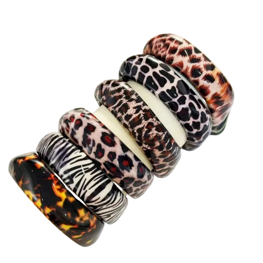 Leopard Printed Bangles
