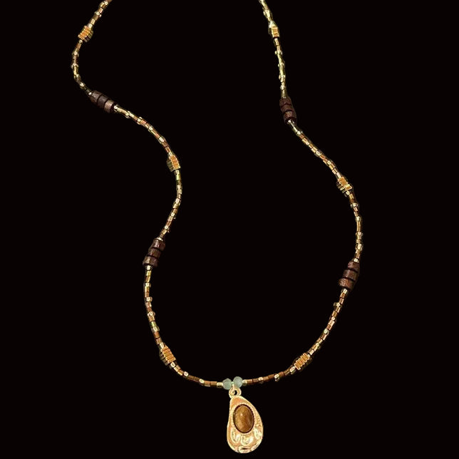 Antique Flowers Necklace