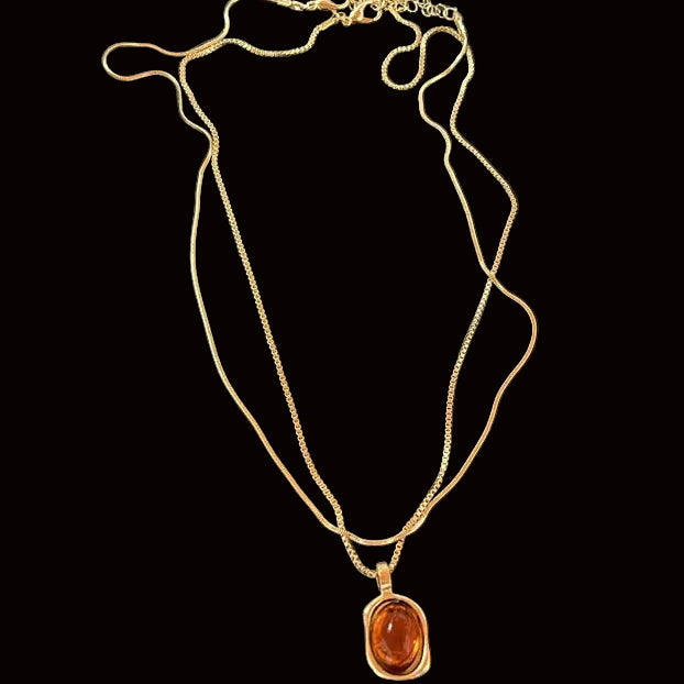 Antique Flowers Necklace